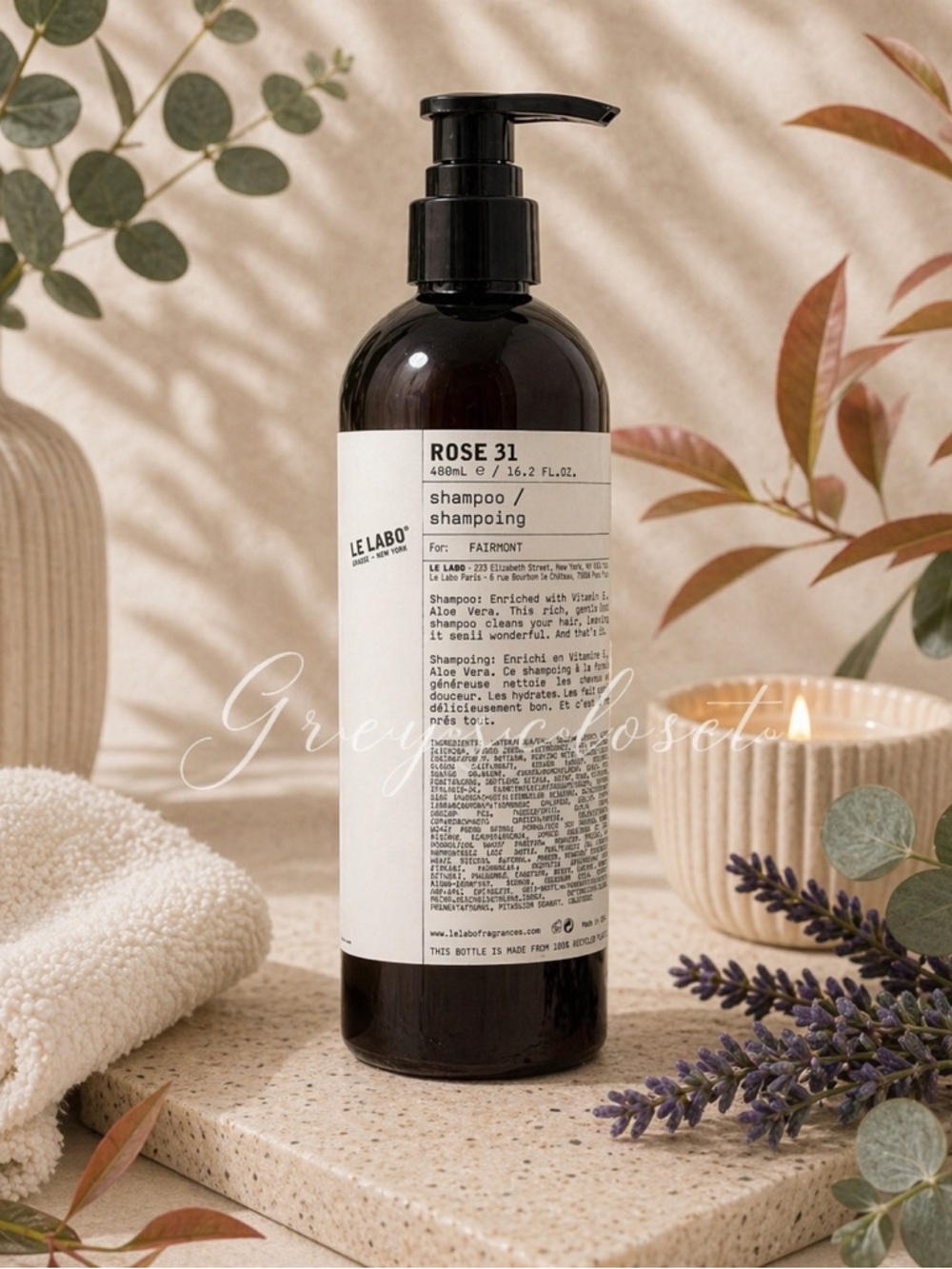 SHAMPOO LE LABO ROSE 31 JUMBO SIZE 16.2 fl.oz